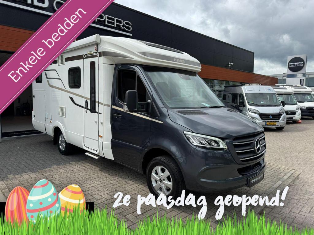 Hymer MLT 580 V6 190PK Enkele Bedden Led-Xenon Zonnepanelen, Automaat, Airbags, Bedrijf, Diesel