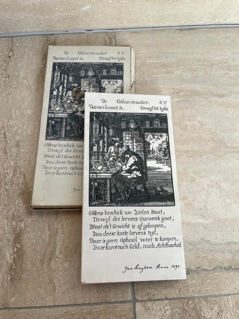 Jan Luyken - De Orlosimaaker (1694), Ophalen of Verzenden, Gelezen