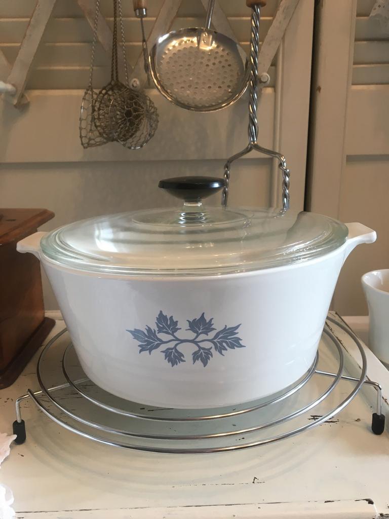 Vintage Blue-Band ovenschaal pyroflam, Ophalen of Verzenden