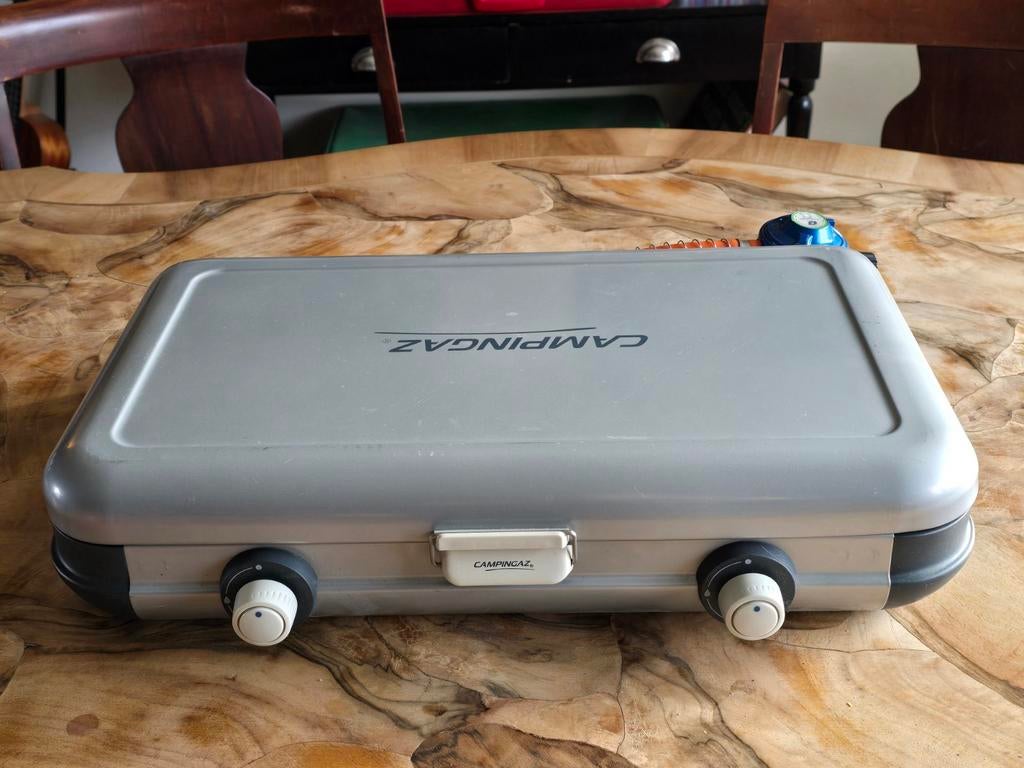 Campingaz Camping Kitchen 2CV 4000W + slang (ZONDER GASFLES), Ophalen, Zo goed als nieuw