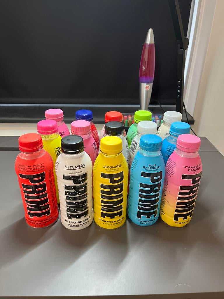 Prime vlessen 1 vol rest leeg, Ophalen of Verzenden, Gebruikt, Accessoires