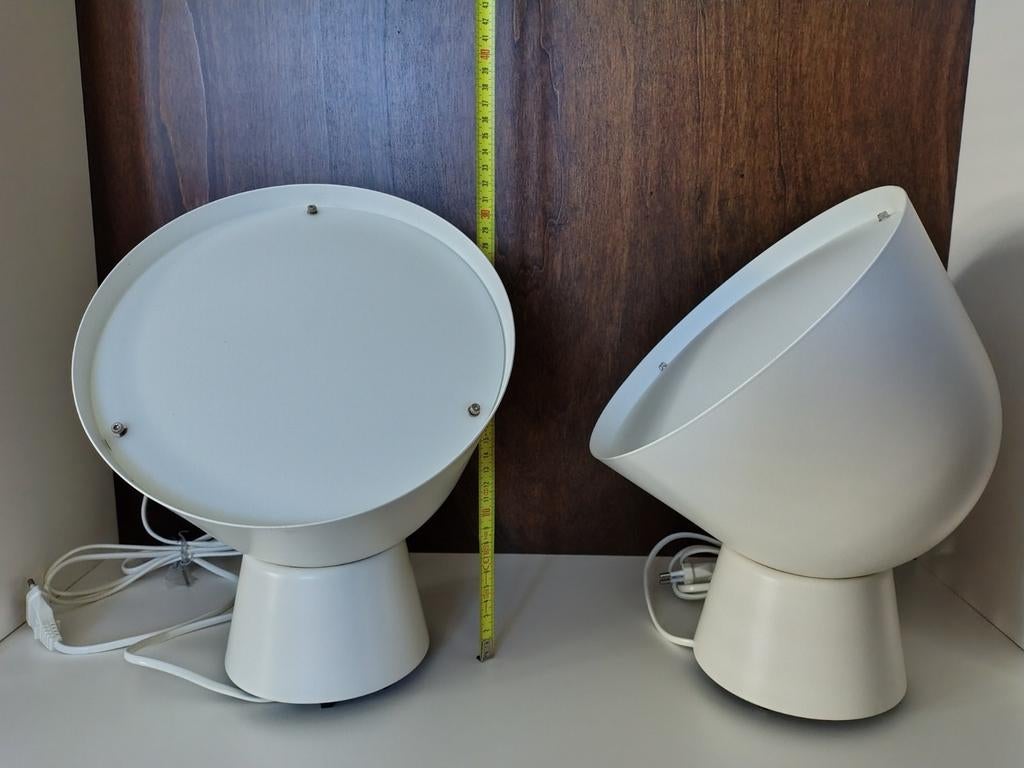 2 witte IKEA PS 2017 lampen tafel of wand., Ophalen of Verzenden, Zo goed als nieuw