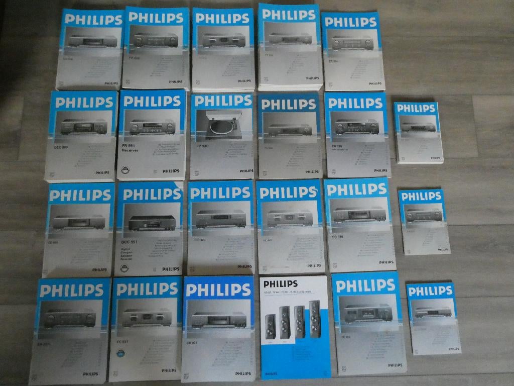 Originele handleidingen Philips 900 series, nette staat, Ophalen of Verzenden, Zo goed als nieuw, 120 watt of meer, Overige merken
