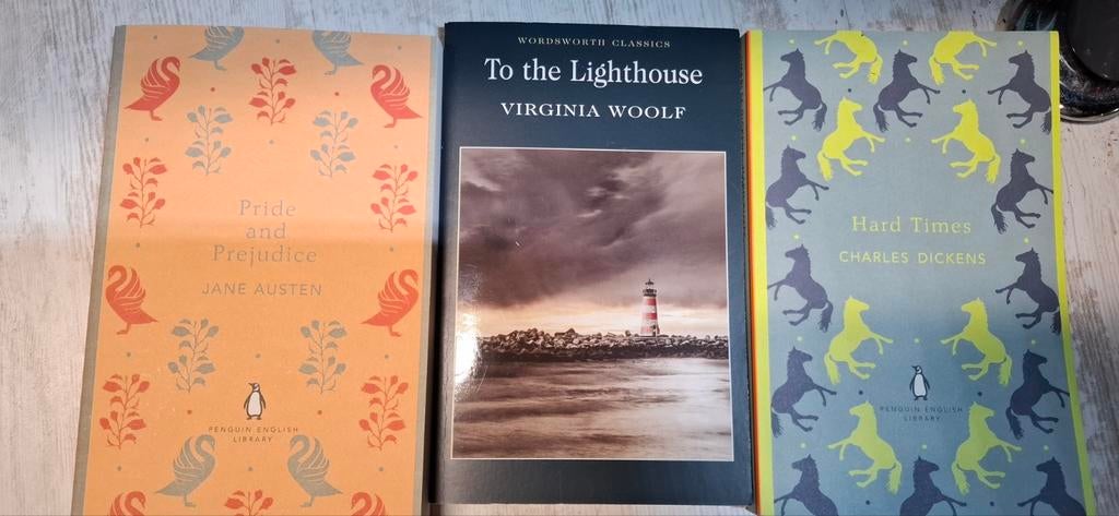 Pride and Prejudice, To the Lighthouse, Hard Times, Ophalen of Verzenden