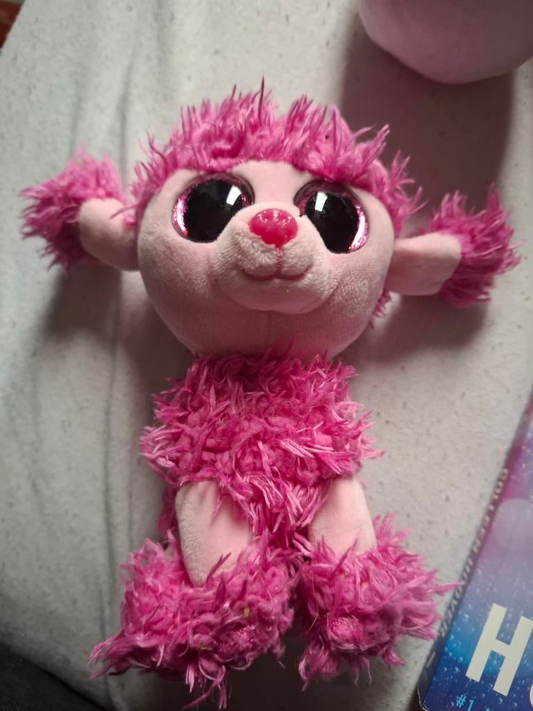 Ty Beanie Boo Patsy Roze Poedel Knuffel, Ophalen of Verzenden, Zo goed als nieuw, Hond