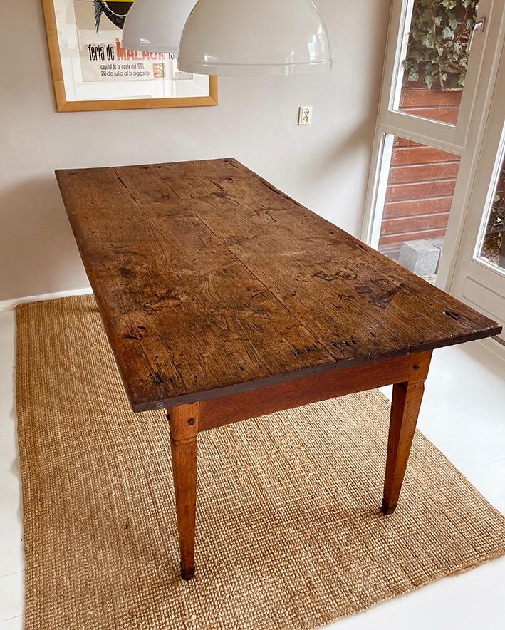 Antieke hardhouten (teak) eettafel Origine Indonesie, Antiek en Kunst, Antiek | Meubels | Tafels, Ophalen