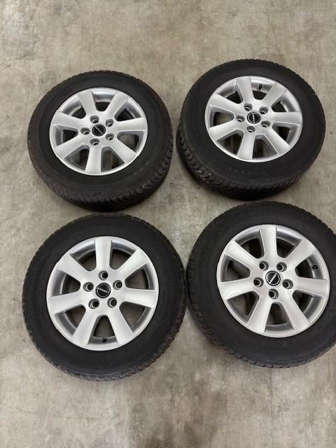 4 Winterbanden op Borbet velgen voor Toyota Auris, Auto-onderdelen, Banden en Velgen, Ophalen, Gebruikt, 15 inch, Winterbanden