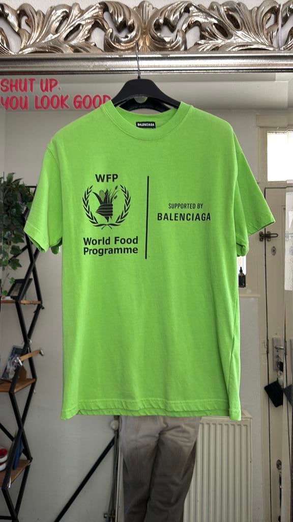 Balenciaga shirt, Kleding | Heren, T-shirts, Ophalen of Verzenden, Zo goed als nieuw, Zwart