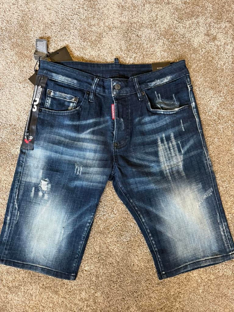 Dsquared2 korte jeans, Kleding | Heren, Ophalen of Verzenden, Nieuw, Blauw, W32 (confectie 46) of kleiner