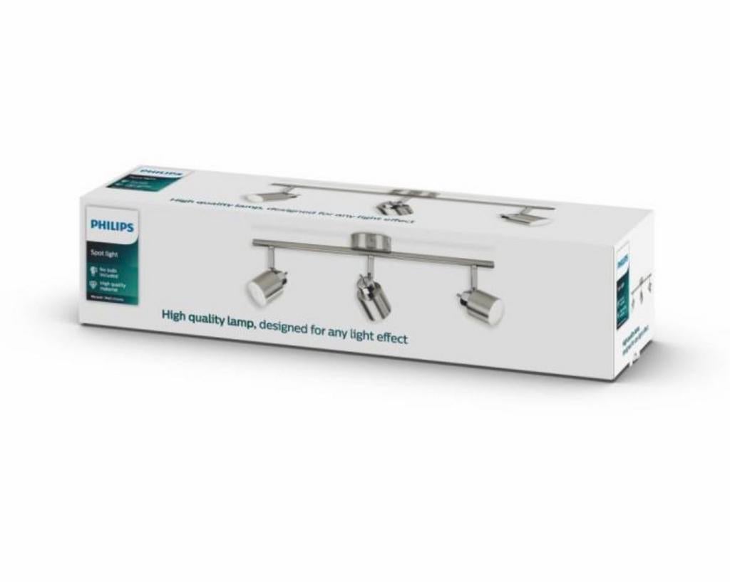 Wand plafond spots Philips LED 3 + 2, Huis en Inrichting, Lampen | Losse lampen, Ophalen of Verzenden, Zo goed als nieuw, Led-lamp