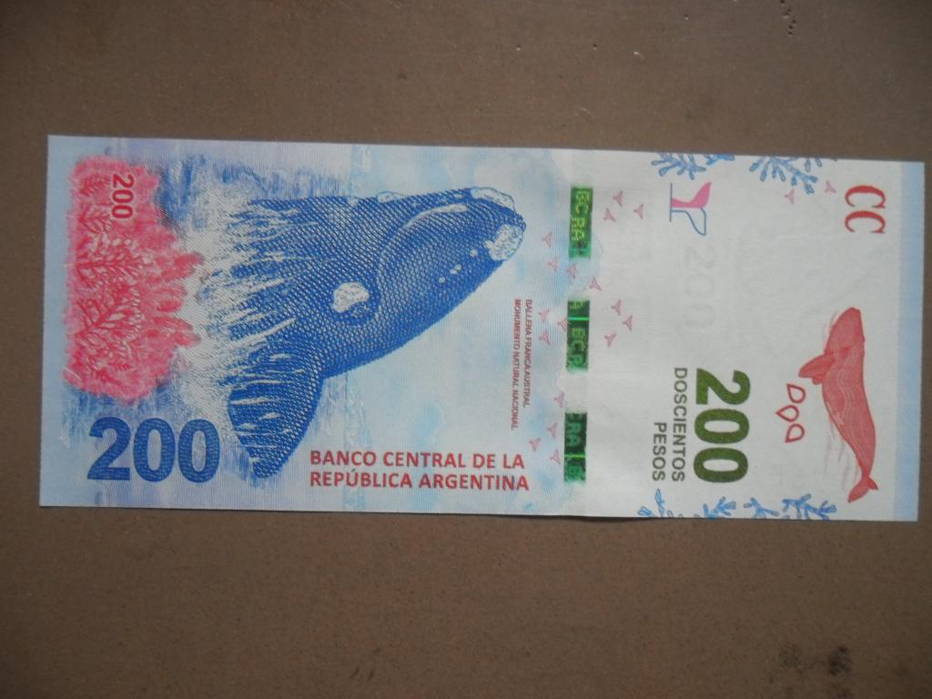 Argentinië #364-1 [ND] / 200 pesos UNC, Verzenden, Zuid-Amerika, Los biljet