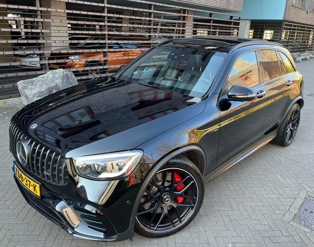 Mercedes-Benz GLC 63 S AMG 510pk 4MATIC+ AMG Speedshift MCT, Auto's, 510 pk, Zwart, Leder, GLC