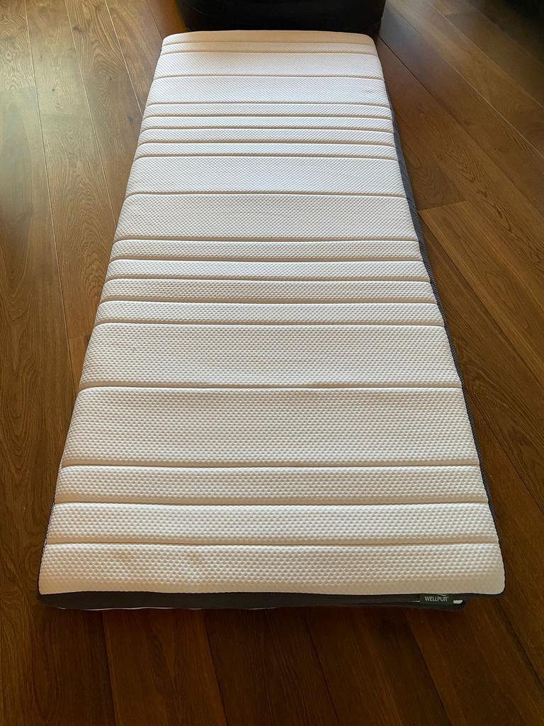 Wellpur 2 x eenpersoons Toppers topper matras, Ophalen of Verzenden, Zo goed als nieuw, Eenpersoons, 90 cm
