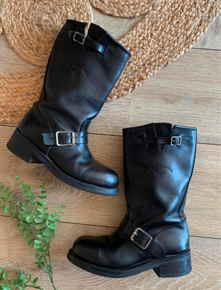 Mexicana bikerboots 38 western boots bohemian laarzen, Kleding | Dames, Schoenen, Hoge laarzen, -, Zwart, -