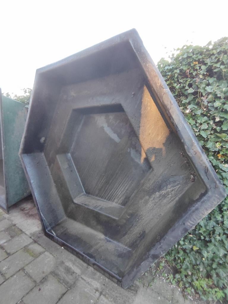 Voorgevormde polyester vijver vijverbak
6 hoek zeshoek, Ophalen, Gebruikt