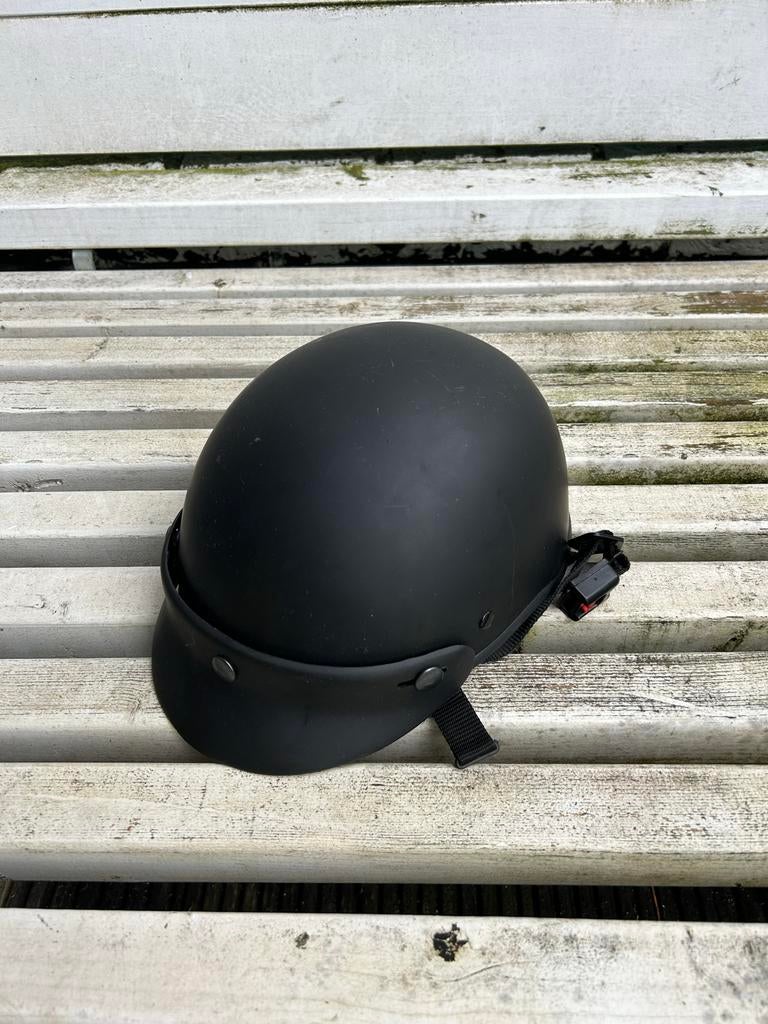 Matzwarte Pothelm - Maat 4XL, Ophalen of Verzenden, Gebruikt, Extra large of groter