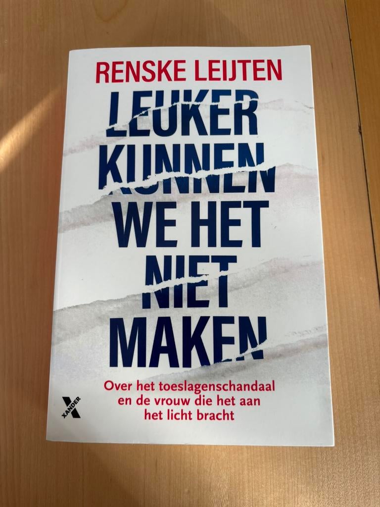 Renske Leijten - Leuker kunnen we het niet maken, Verzenden, Nieuw, Renske Leijten
