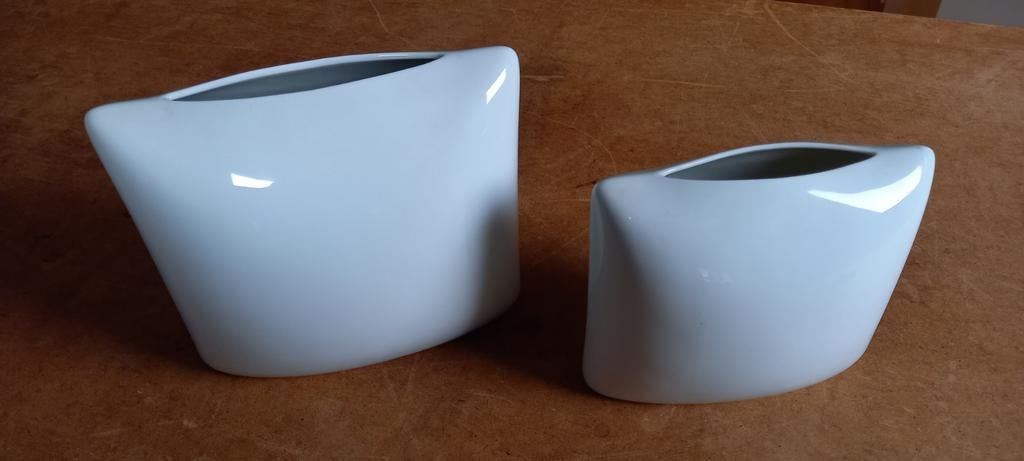 Rosenthal Studio-Linie Vazen Set - Wit vaas, Huis en Inrichting, Woonaccessoires | Vazen, Ophalen, Wit, Aardewerk of Porselein