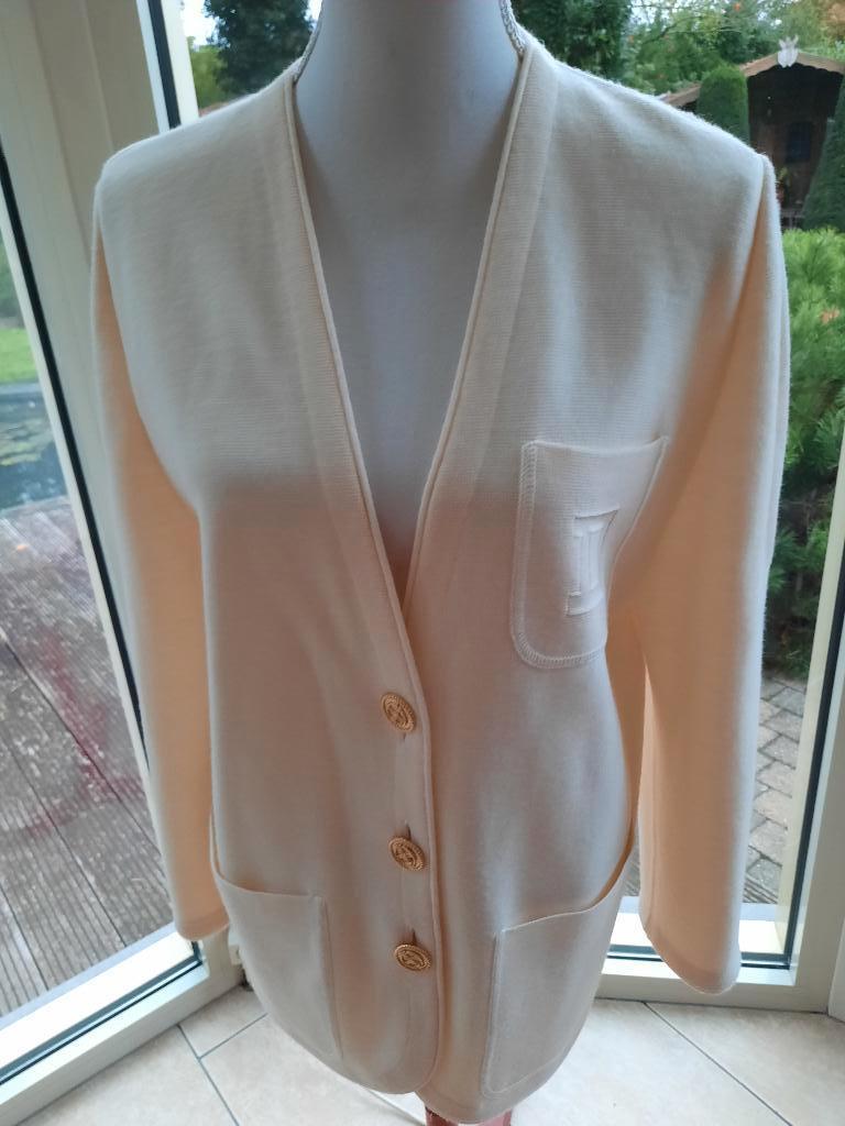 Stijlvol vest DEVERNOIS - M/L, Kleding | Dames, Truien en Vesten, Maat 38/40 (M), Beige, Ophalen of Verzenden, Zo goed als nieuw