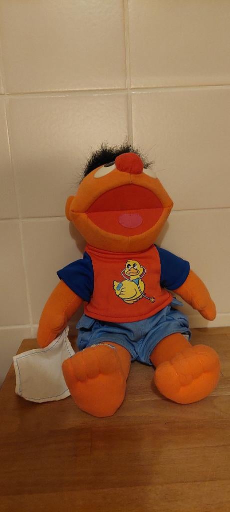 Ernie pratende knuffel vintage ., Ophalen of Verzenden, Overige typen