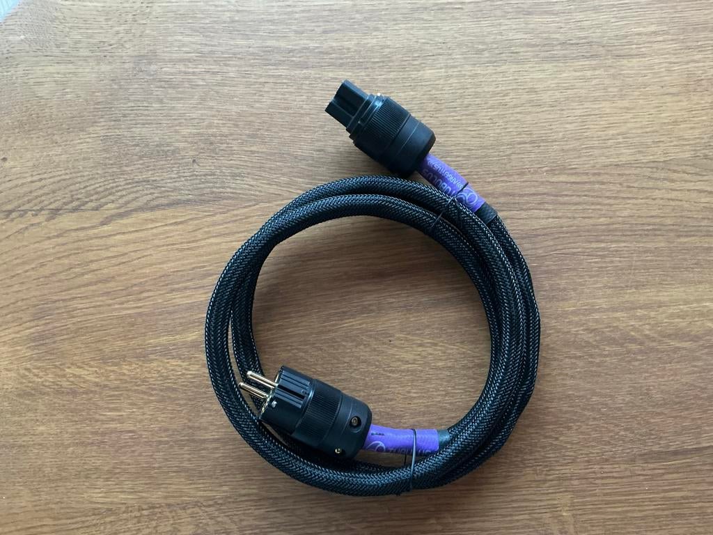TUBULUS ARGENTUS V3 Power Cable 1.5m, Audio, Tv en Foto, Ophalen of Verzenden, Zo goed als nieuw, Minder dan 2 meter, Overige kabels