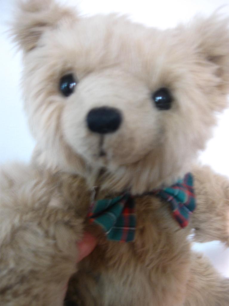 vintage teddybeer, Verzamelen, Beren en Cherished Teddies, Ophalen of Verzenden, Zo goed als nieuw, Stoffen beer, Overige merken