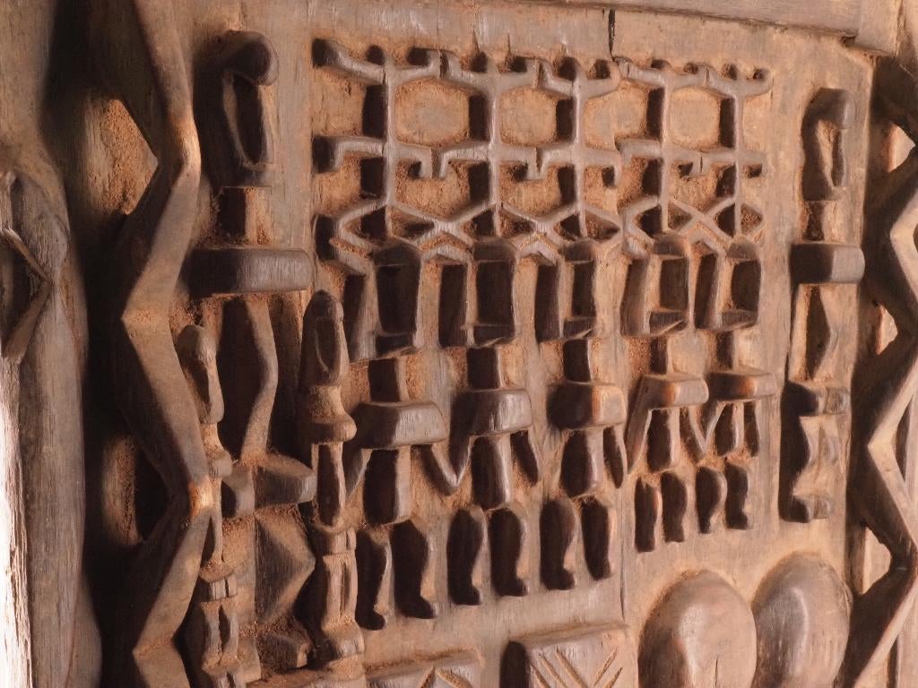 Traditionele Dogon-deur, Mali (251028-02), Ophalen of Verzenden