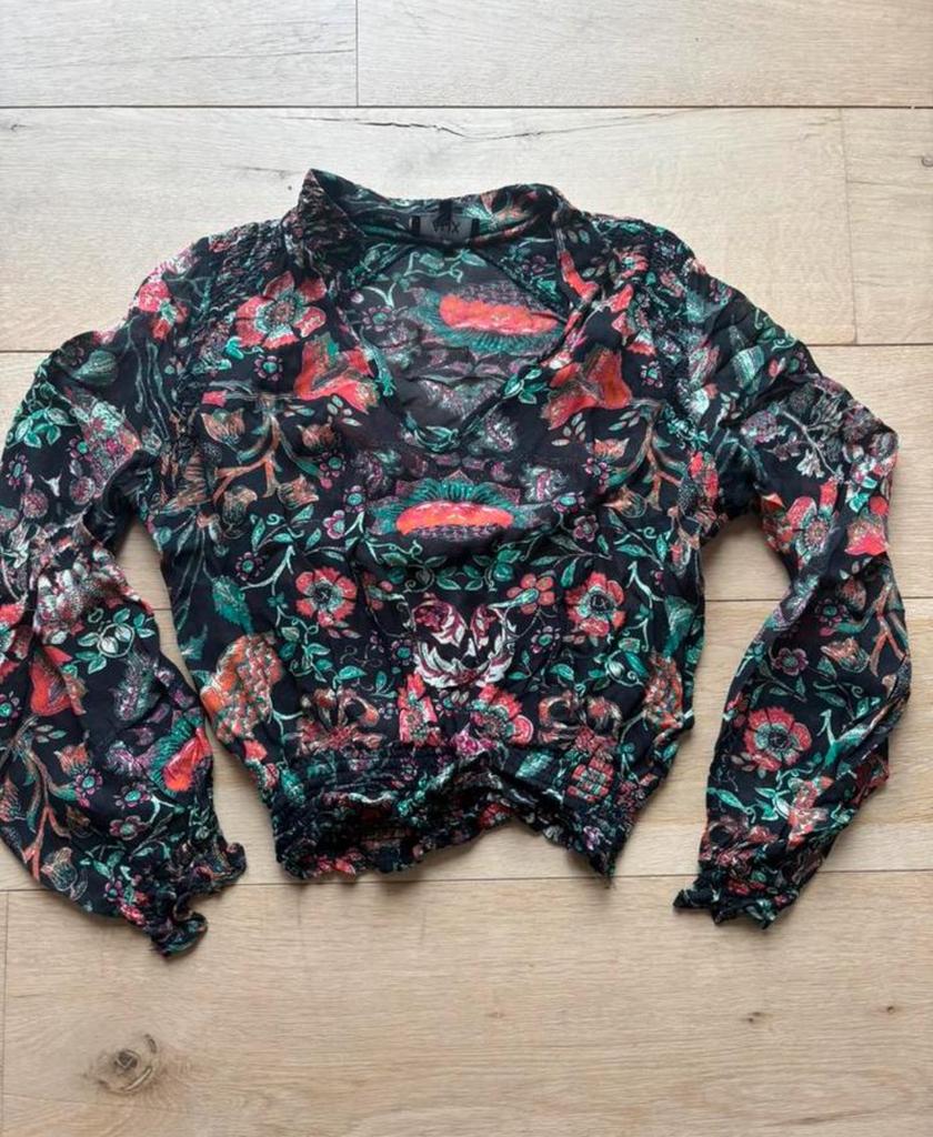 Blouse - Maat XS - Merk Alix the Label, Ophalen of Verzenden, Zo goed als nieuw, Maat 34 (XS) of kleiner, Zwart