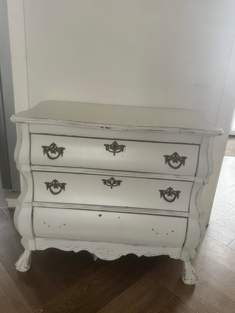 Vintage buikkast met drie laden, Huis en Inrichting, Kasten | Ladekasten, Zo goed als nieuw, 3 of 4 laden, Minder dan 100 cm, 25 tot 50 cm