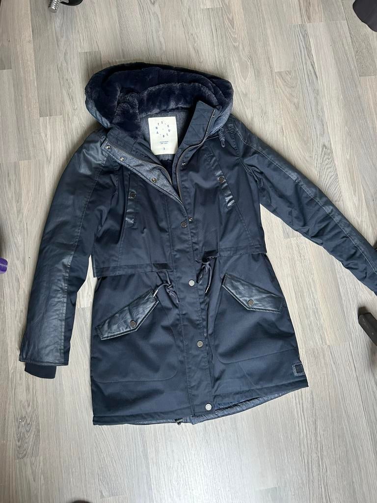 Dames parka blauw The Sting (Anti Blue) maat S, Kleding | Dames, Ophalen of Verzenden, Zo goed als nieuw, Blauw