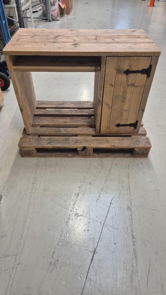 Bureau, steigerhout, Ophalen, Gebruikt