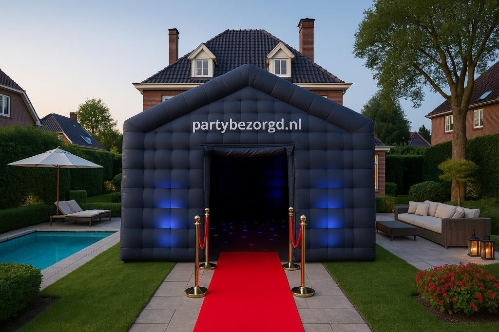 Opblaasbare Partytent 4x6m + JBL Partybox 710 / silent disco, Ophalen, Zo goed als nieuw, Overige