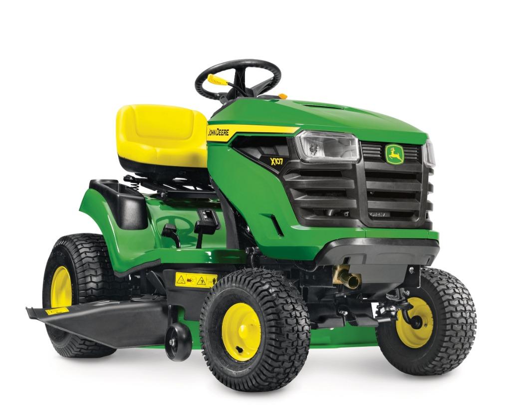 John Deere X 107 Benzine Zitmaaier, John Deere, John Deere, Jdwisinfo@johndeere.com, Nieuw