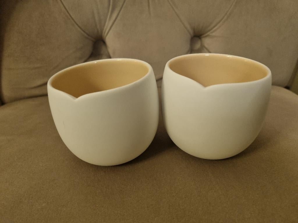 Nespresso lungo Mahdavi dubbelwandige kopjes 2 st 140 ml, Huis en Inrichting, Keuken | Servies, Nieuw, Ophalen of Verzenden, Overige stijlen