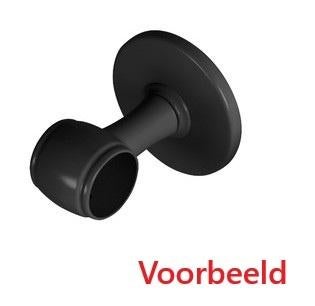 Nieuw Plafondsteun 5 cm voor 28 mm gordijnroede mat zwart 2, Huis en Inrichting, Minder dan 50 cm, Zwart, Nieuw, Ophalen of Verzenden