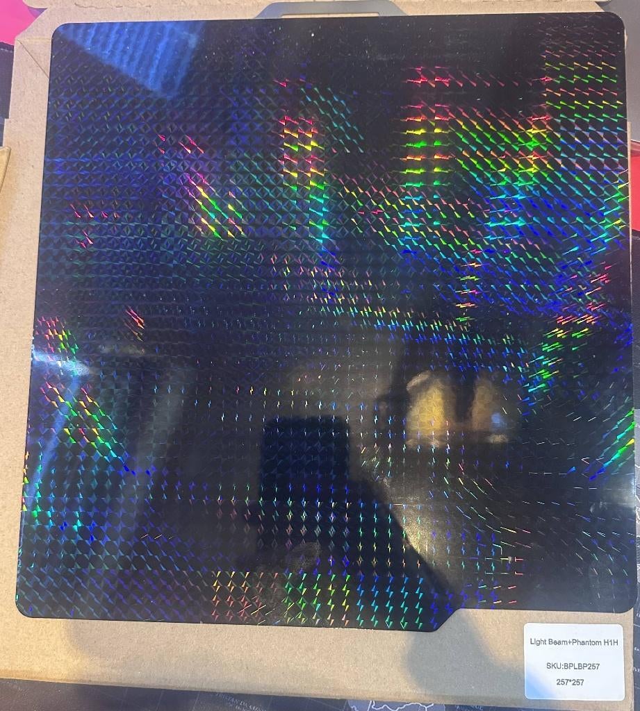 AcrossXD Build plate - Light beam/ Phantom H1H - Bambu Lab, Computers en Software, 3D Printers, Verzenden, Nieuw, AcrossXD