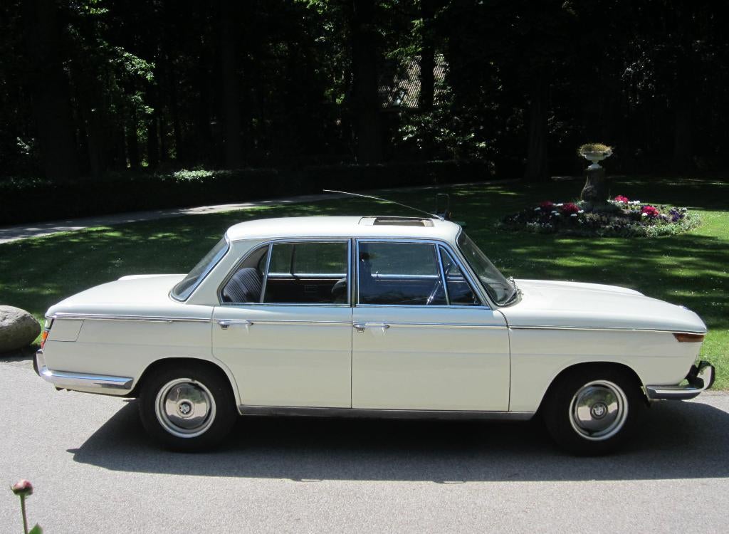 BMW 2000 2.0 TiLux 1968, Auto's, Achterwielaandrijving, Overige bekleding, Wit, Handgeschakeld