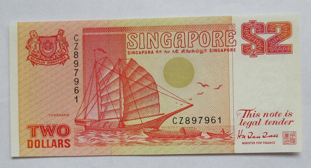 Singapore 2 Dollars 1990, Verzenden, Zuidoost-Azië