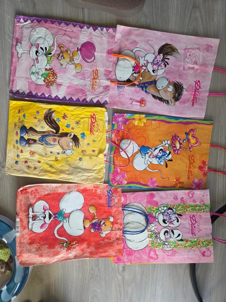 Diddl tassen, zakjes etc., Verzamelen, Diddl, Ophalen of Verzenden, Diddl, Zo goed als nieuw, Papier, Kaart of Schrift