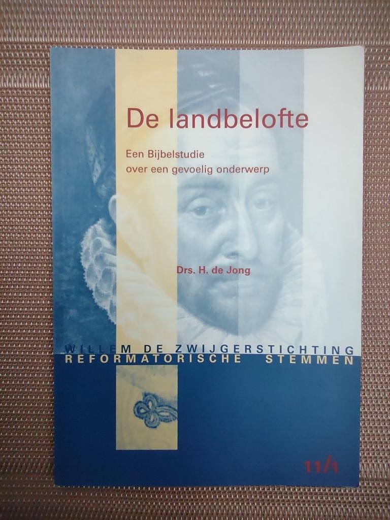 De Landbelofte. Bijbelstudie van Drs. H. de Jong., Boeken, Ophalen of Verzenden, Zo goed als nieuw, Drs. H. de Jong, Christendom | Protestants