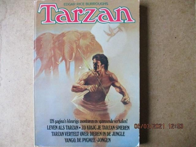 adv0275 tarzan, Eén stripboek, Ophalen, Gelezen