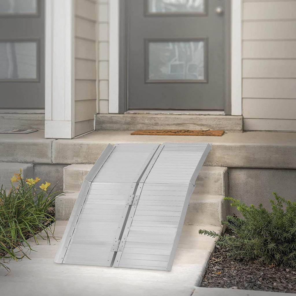 Alu. Rolstoellaadplaat Dubbel opvouwbaar  210cm €169,-, Ophalen of Verzenden, Nieuw