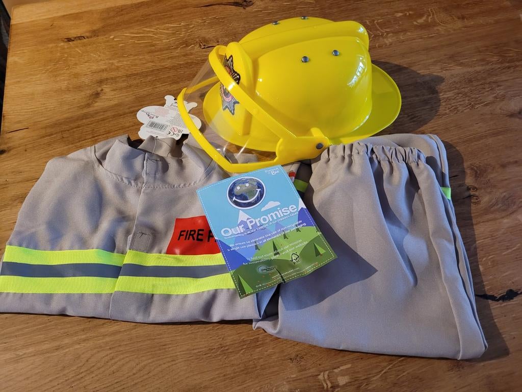 Compleet Brandweer Kostuum Pretend to Bee 5-7 jaar Nieuw, Ophalen of Verzenden, Nieuw, 110 t/m 116, Jongen of Meisje