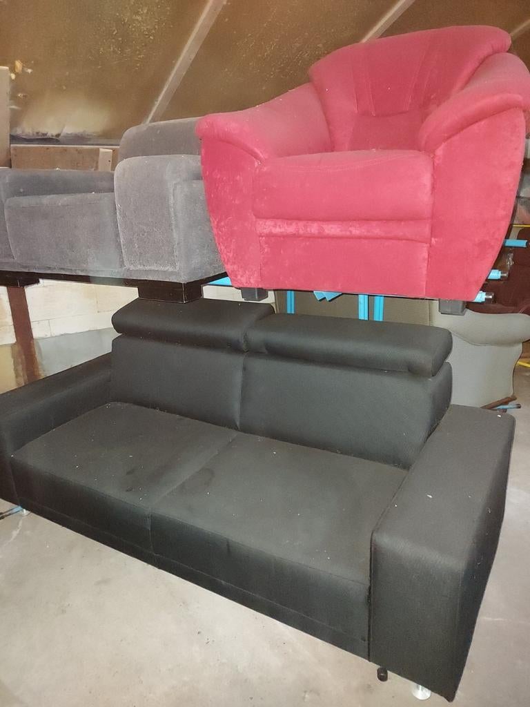 Trailer vol bankstellen en fauteuils gebruik tweedehands, Ophalen, Gebruikt