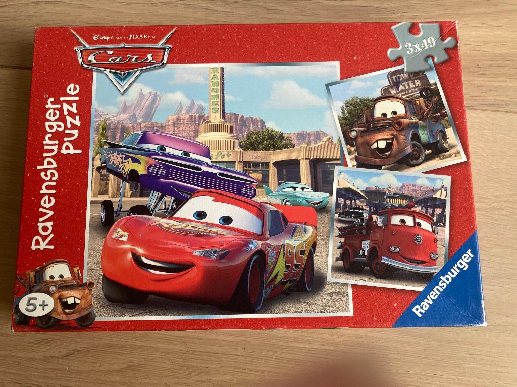 Cars puzzel, Ophalen of Verzenden, 10 tot 50 stukjes, Zo goed als nieuw, 4 tot 6 jaar