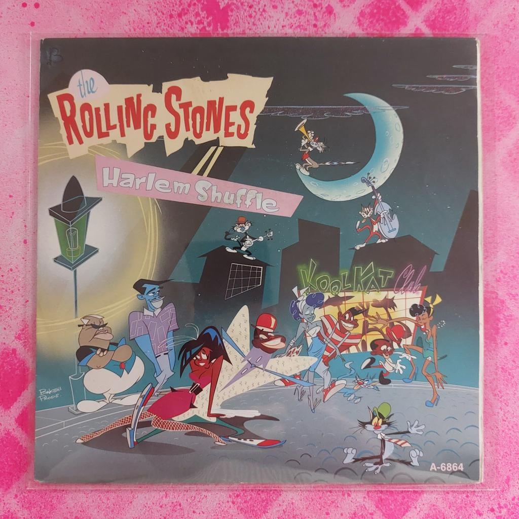 Rolling Stones Harlem  Shuffle single.                Star45, Cd's en Dvd's, Vinyl Singles, Gebruikt, 7 inch, Single, Ophalen of Verzenden
