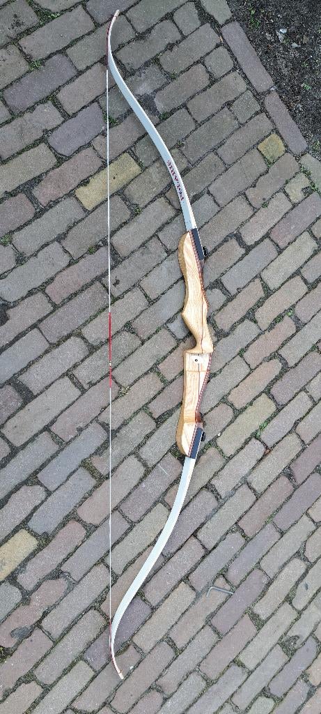 Complete set Recurve Handboog Rechtshandig voor de beginners, Sport en Fitness, Handboogschieten, Ophalen, Zo goed als nieuw, Recurveboog