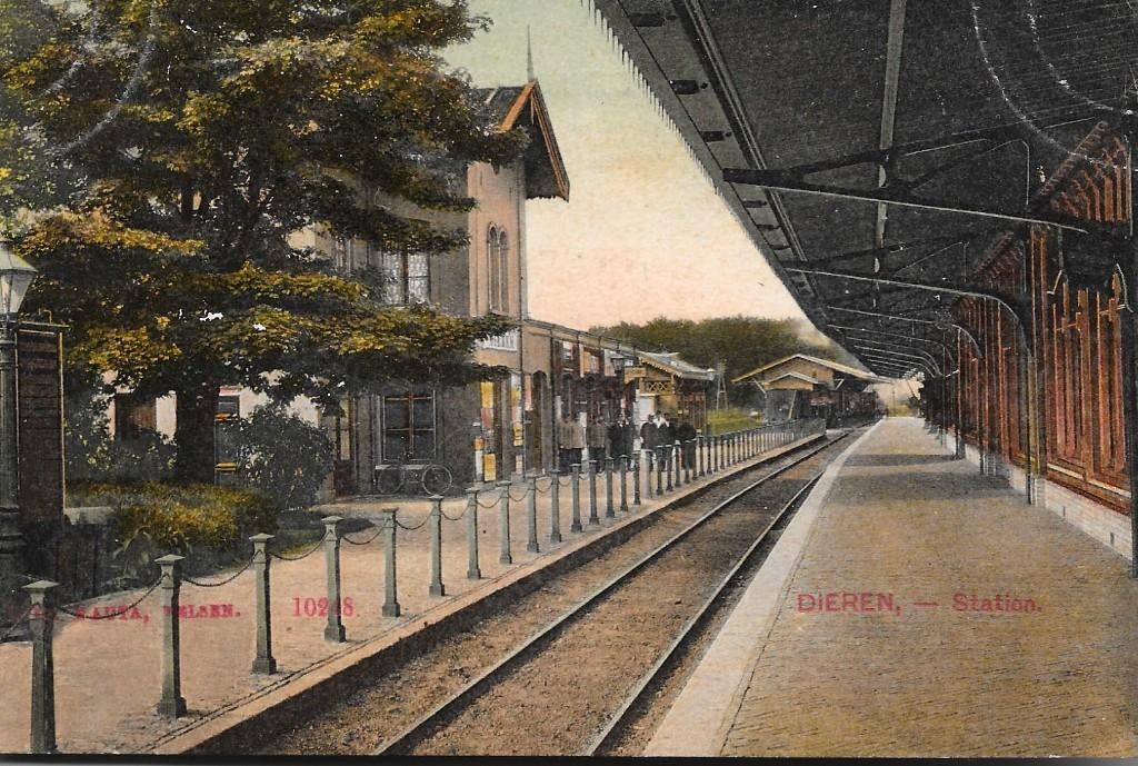 Dieren, Station, Verzenden, Voor 1920, Gelopen, Gelderland