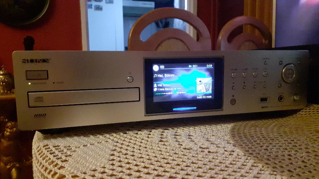 Sony nac-hd1e radio hdd cd remote work great, Verzenden, Zo goed als nieuw, Sony, Met radio