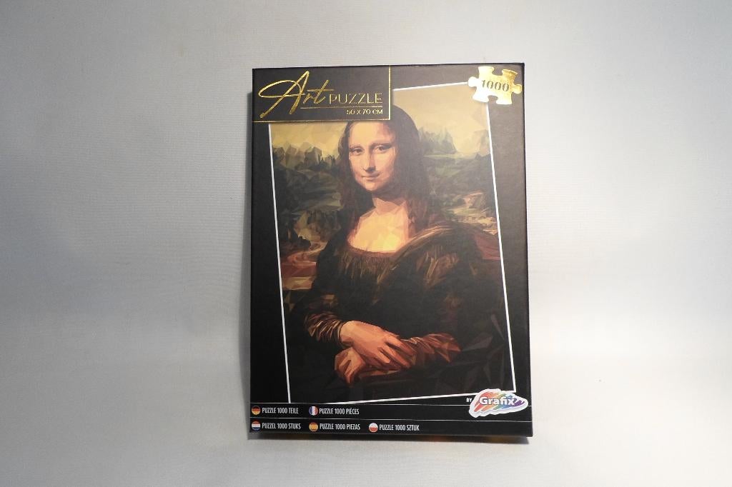 Puzzel Mona Lisa, Ophalen of Verzenden, 500 t/m 1500 stukjes, Zo goed als nieuw, Legpuzzel
